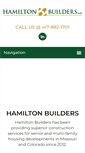 Mobile Screenshot of hamilton-builders.com